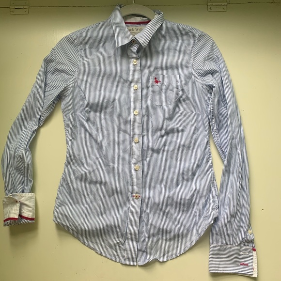 Blue and White button down - Picture 2 of 4